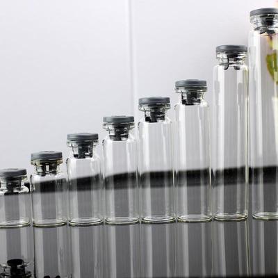 包邮10只胶塞玻璃瓶透明墨水小空瓶子精油5/7/10/20ML许愿瓶包装