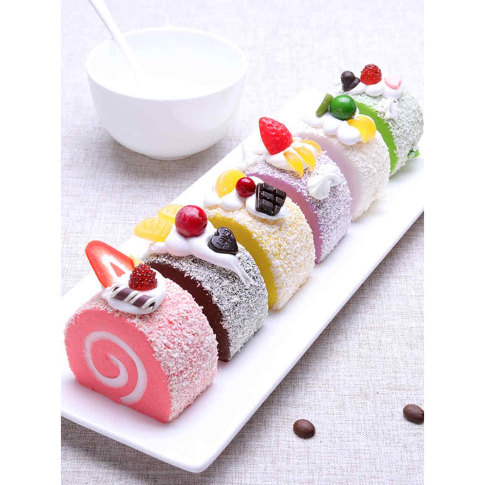 彷真蛋糕糕点模型婚庆生日派对甜品摆台道具橱柜装饰过家家玩具AI