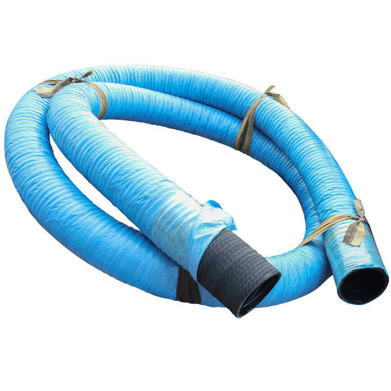 大口径胶管法兰接头泥浆管排水管钢丝编织胶管吸沙管高压液压胶管