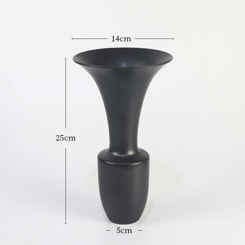 花瓶坊简插花茶席道花花茶室日式器皿生华器池桌面摆件客厅花道
