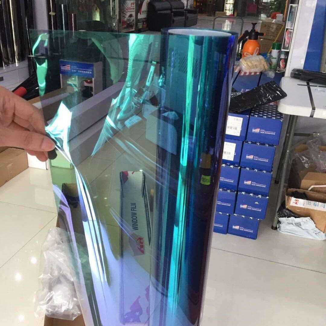 新款直销变色龙隔热前挡风玻璃隔热汽车蓝色妖姬