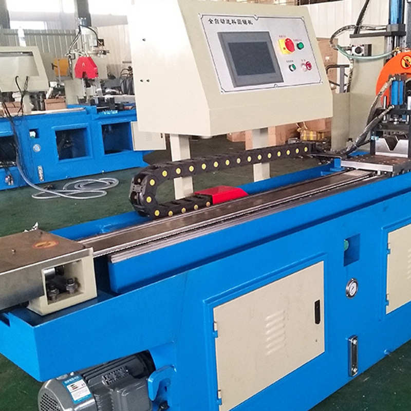 厂家批发智能全自动切管机 350伺服上下夹立式全自动切管机