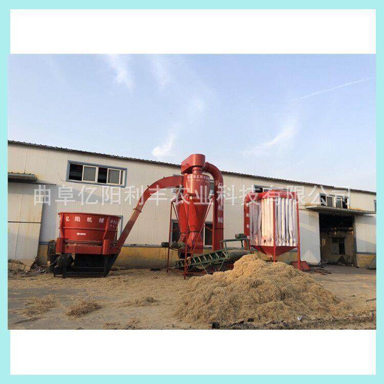 大型动圆盘式秸自秆粉碎机揉丝干湿玉米秸秆粉碎BIZ机全设备