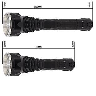 紫光6颗395nm手电筒UV黑镜面手电365nm铝合金鉴定防伪防水电筒818