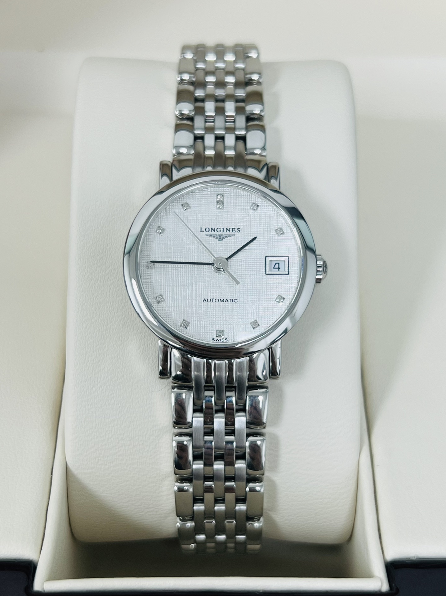 [9.8新]浪琴博雅系列手表女款表原钻自动机械女表 L4.309.4.77.6