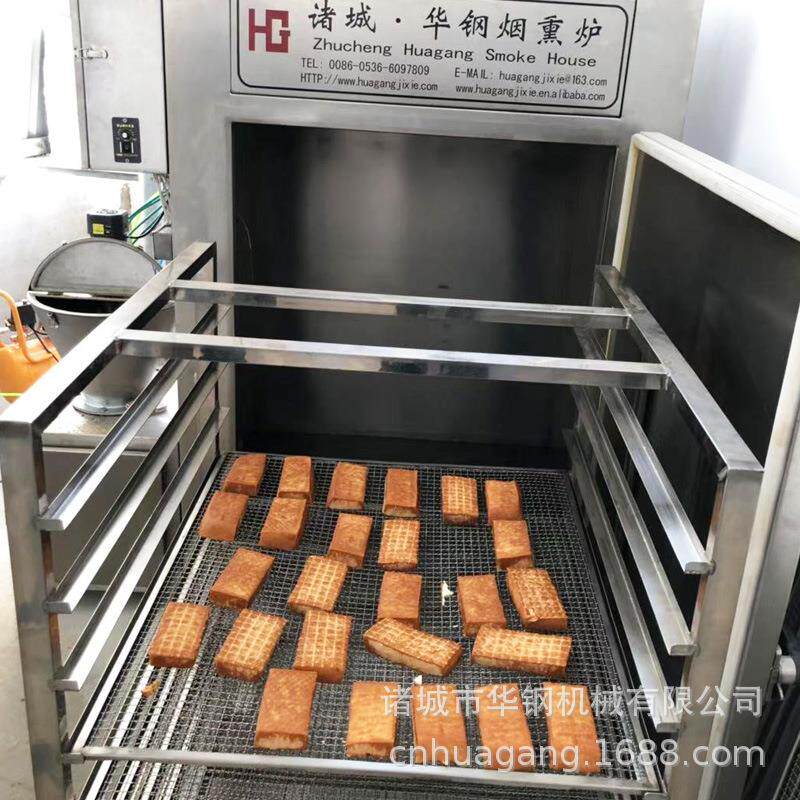 湖北金门烟熏豆腐干机器 无需翻面豆腐干烟熏炉