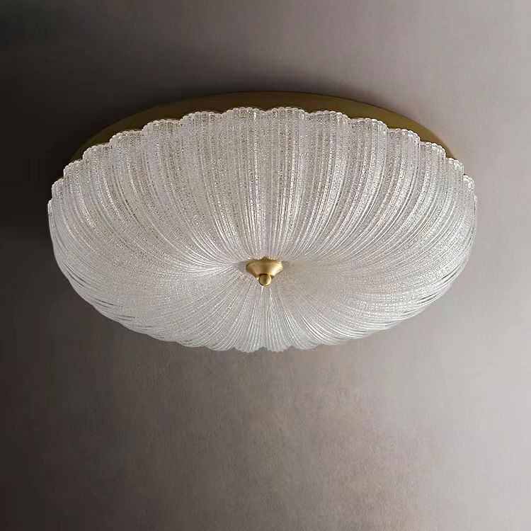 卧室吸顶灯轻奢创意水晶灯圆形南瓜灯新款主卧书房护眼led玻璃灯,家装灯饰光源,智能吸顶灯,淘宝优惠券,粉丝福利购,淘宝优惠卷