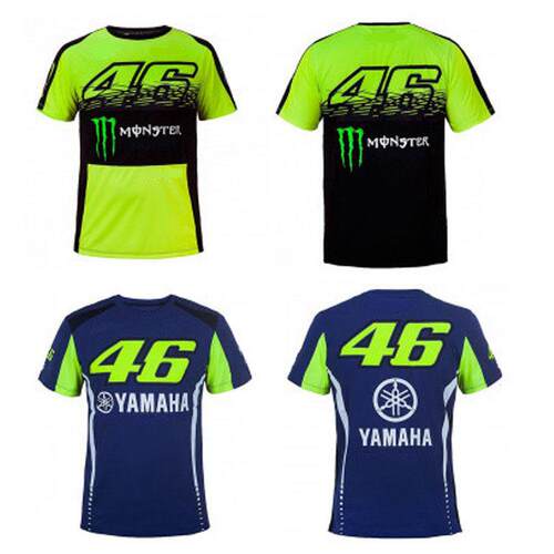 VR46山地速降服自行车骑行短上衣越野摩托车赛车服骑行服男女T恤