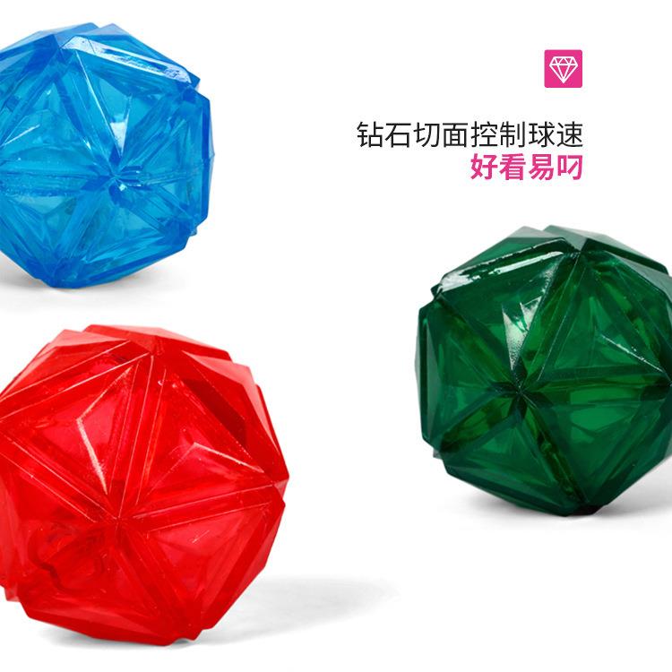 亚马孙爆款玩具狗狗发光发声弹力跳球砖石球耐咬磨牙TPR宠物玩具