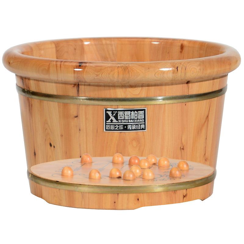 香柏木泡脚桶木质桶家用洗脚木桶足浴泡脚木盆实木保温养生洗脚盆