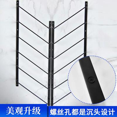 新款直销连体式衣橱柜门样板展架门板色板钩隔板瓷砖样品展示架挂