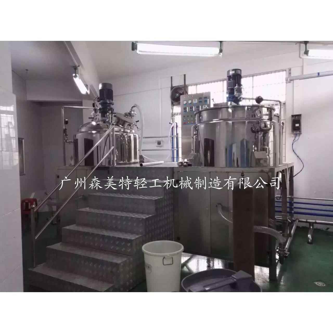 100L0化护肤霜搅拌机 化妆霜真乳罐 夹层加热空带搅SMT-B100拌均