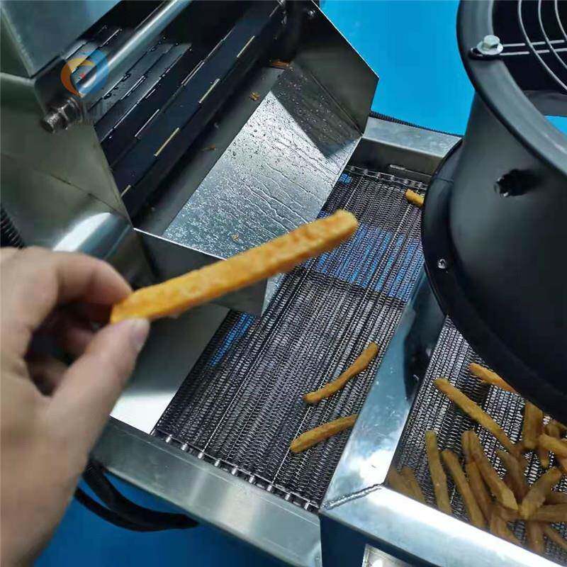 香酥红薯条上浆机 全自动薯条油炸机器 整套地瓜条裹浆油炸生产线