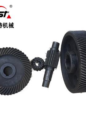 供应混砂机配件 齿轮高速轴减速箱总成 S114混砂机配件辗轮刮板