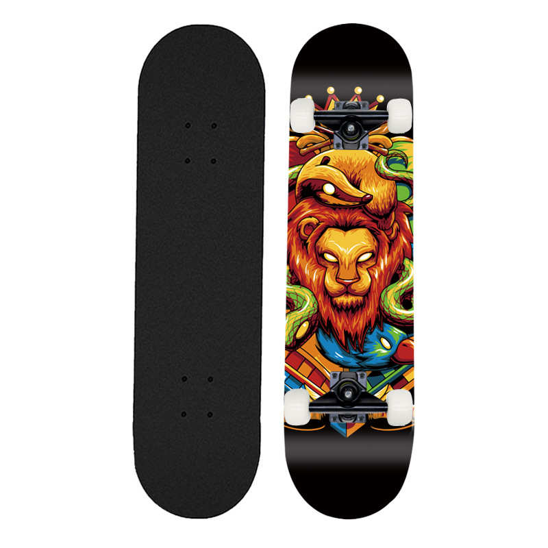 初学者双翘四轮滑板31寸刷街枫木烤漆支架青少年