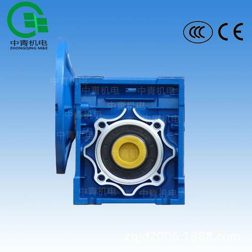 杭州万兴减速机 轴输入型NRV090-80-90B5 铝合金蜗轮蜗杆减速机