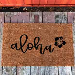 高档美式进北门进口门厅地垫入户门椰棕门垫欧式加关厚防玄滑去尘