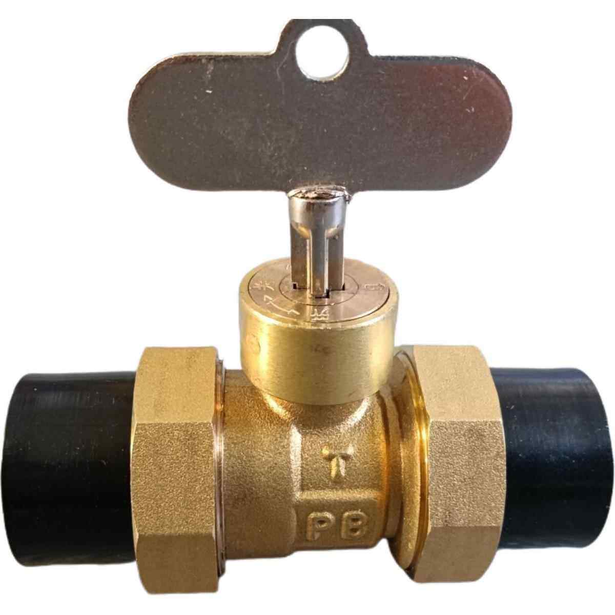 PE双活接铜锁闭阀 黑色自来水管4分20六分25一寸32热熔焊接国标,基础建材,PE管,淘宝优惠券,粉丝福利购,淘宝优惠卷