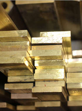 新品H62 黄铜条 黄铜排 黄铜块 接地铜条 方棒 扁条1234568mm加工