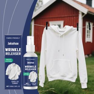 JAKEHOE Wrinkle Release Spray - No Ironing Needed for Quick