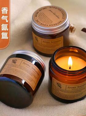 Essential Oil Aromatic Candles for Home Use, Unique Indoor L