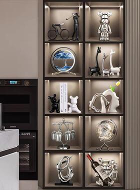 新款直销酒柜装饰品摆件现代客厅暴力熊红酒架餐边电视柜家居玄关