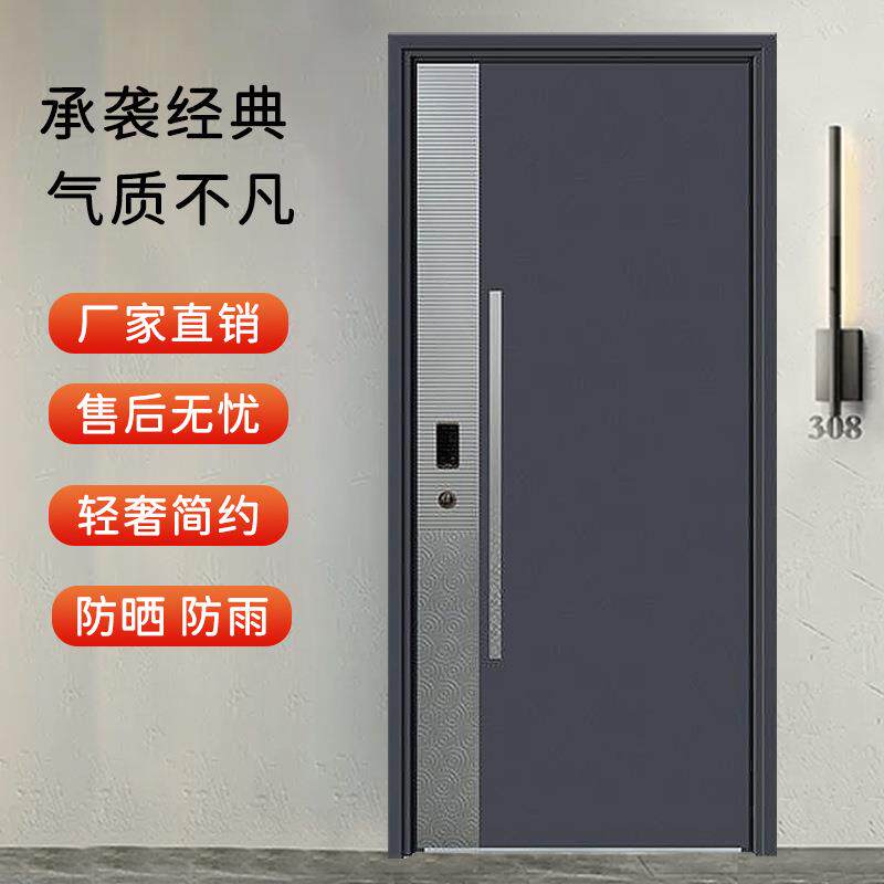 防盗门入户门家用大门进户门子母门出租房间门钢制安全工程单开门