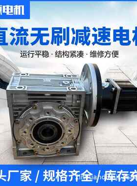 直流无刷减速电动机无刷电机低速大扭矩蜗轮蜗杆行星齿轮500w600w
