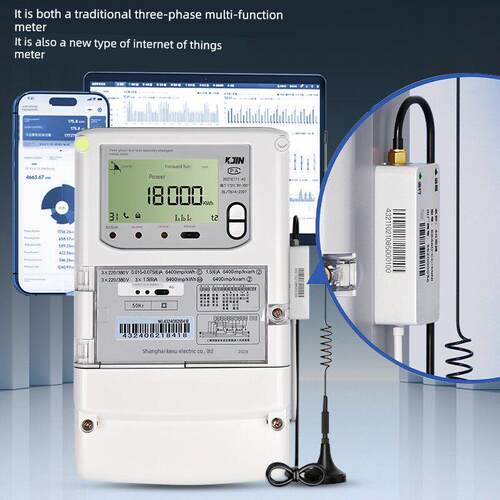 4g三相四线智能电表无线远程电表变压器多功能电能表大功率380V