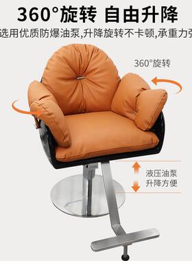 理店椅子不锈钢D-05发廊专高端玻璃钢剪发凳子用发美烫染区升降座