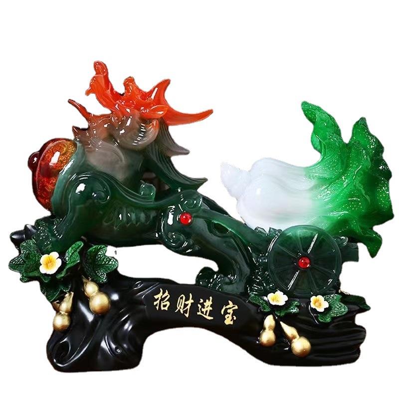 招财进宝貔貅摆件高档办公室老板桌客厅前台装饰品店铺开业礼品