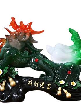 招财进宝貔貅摆件高档办公室老板桌客厅前台装饰品店铺开业礼品