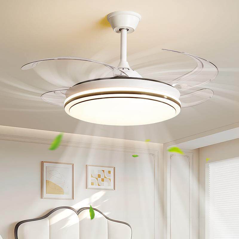园欧特朗风扇灯客厅灯现代简约主灯全光谱led吸顶灯餐厅隐形吊扇