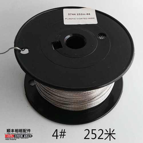 包胶钢丝绳 画框展示不锈钢包胶防水耐磨钢丝绳 细软钢丝