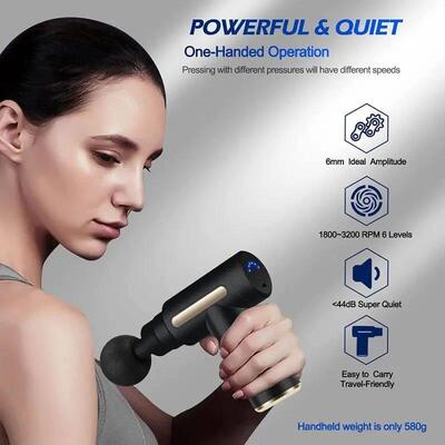 Portable Fascia Gun Deep Tissue Massage Mini Lightweight and