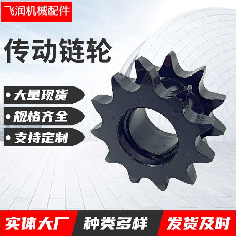 传动链轮单双排机械紧密滚子链轮非标工业不锈钢链轮配件来图来样