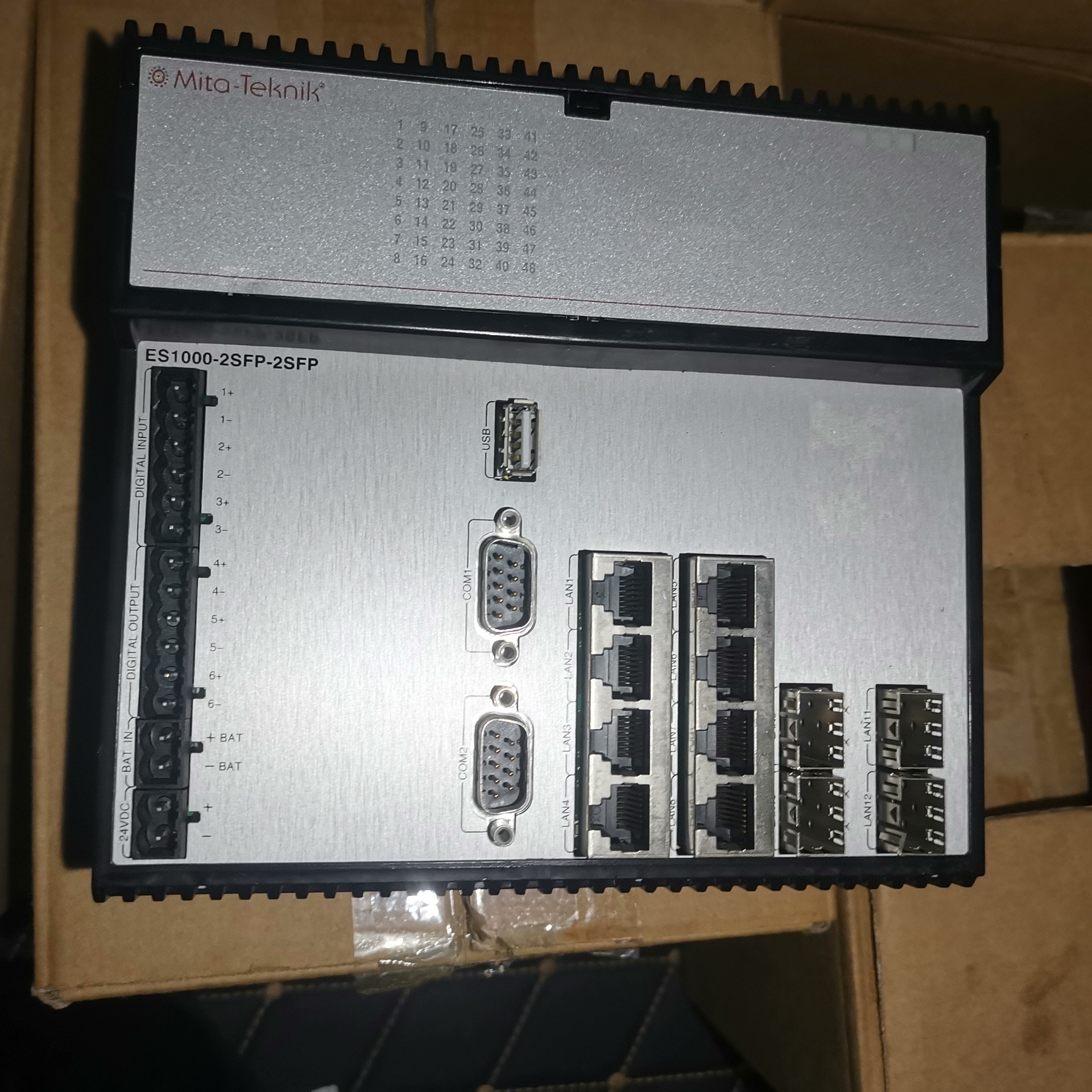 处理十余个ES1000-2SFP-2SFP原装拆机Mita-