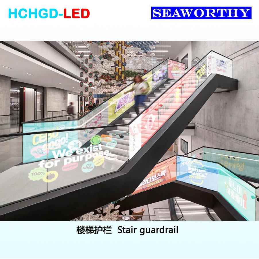 E栈DP4P5P6P8柔性晶膜P屏4P5P6P8P1020透明玻璃贴膜道屏幕墙冰屏