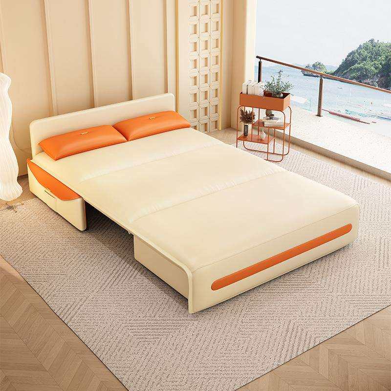 两用电动沙发床多功能自动伸缩单双人小户型客厅书房现代简约沙发