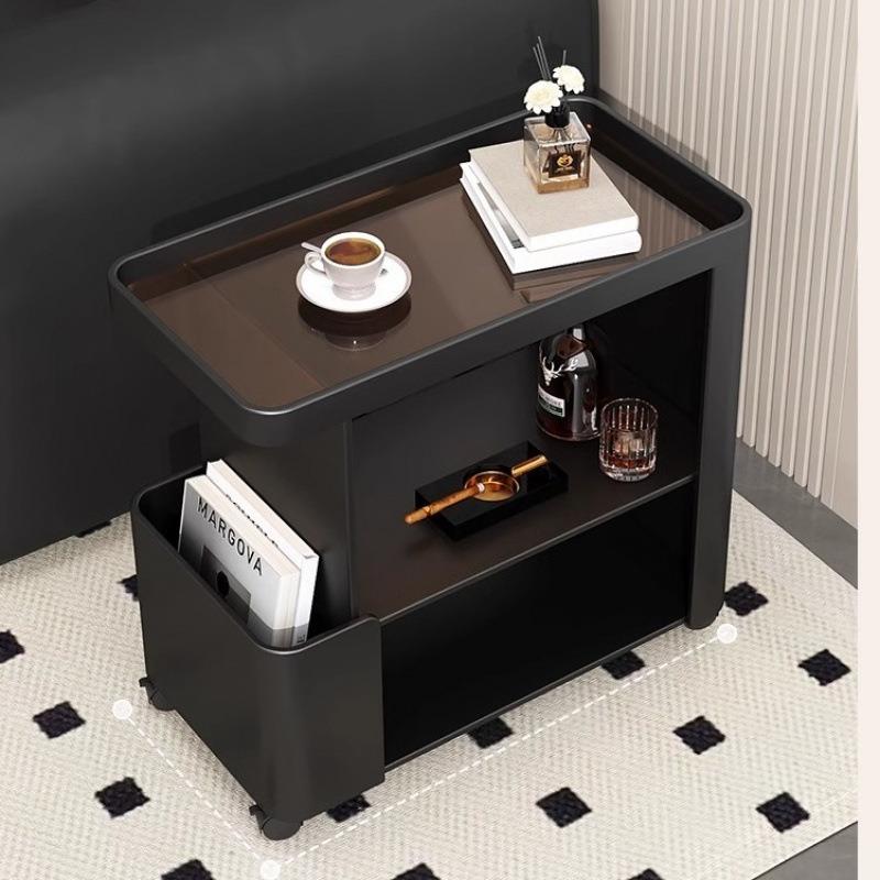 轻发奢款创意客厅移动JWA几代小推车铁艺现家用沙简约茶置物架床