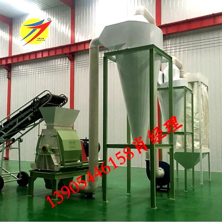 双鹤机械55kw水滴式粉碎机sfsp玉米芯加工玉米饲料粉碎机成套设备