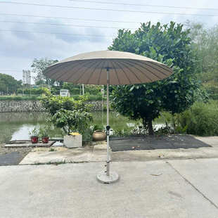 户外遮阳上海伞设计中柱伞庭院室外花园露台民宿酒店折叠休闲伞