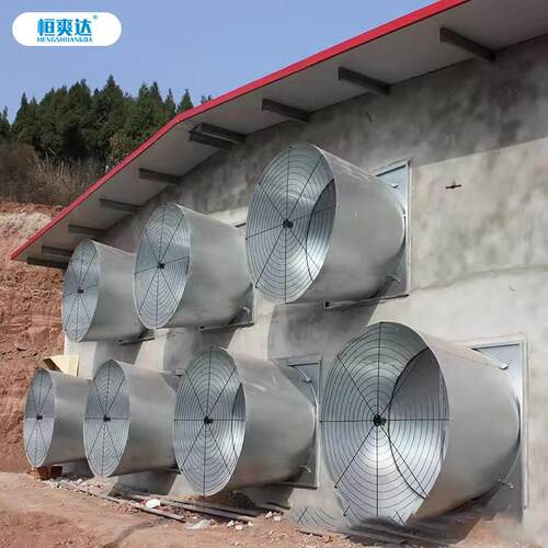 恒爽达蝴蝶门拢风筒工业厂房负压风机车间通风降温工业排气扇