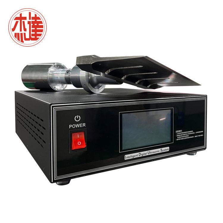 杰达轮胎橡胶切割机导热硅胶切片设备超声波切割系统钛合金刀