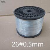 强力电子捕鼠器拉线专用铁丝户外围栏养殖圈铁丝配件0.50.7扎丝