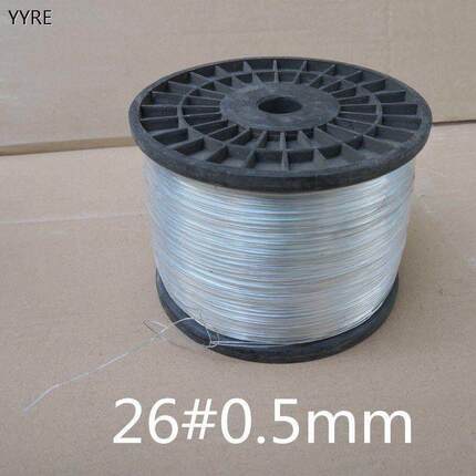 强力电子捕鼠器拉线专用铁丝户外围栏养殖圈铁丝配件0.50.7扎丝