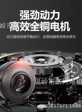 KTO外转子风机强吸力小型圆形管道同轴离心式风机增压排烟抽风机