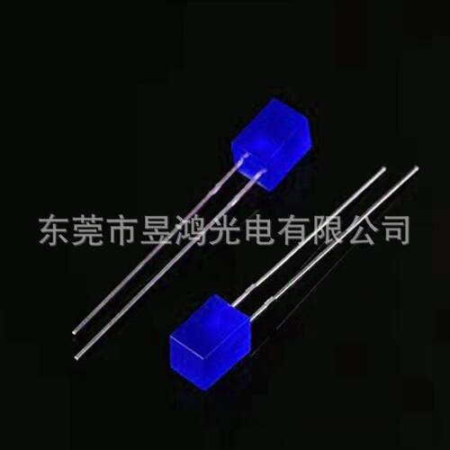 5*5*7方形胶体带色红发红蓝发蓝绿发绿黄发黄光led灯珠发光二极管
