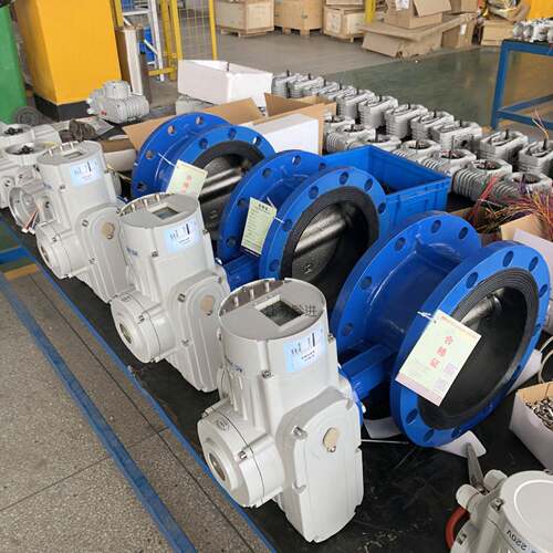 精小型电动法兰蝶阀D941X-10Q DN50户外4G无线控制 支持手机APP控