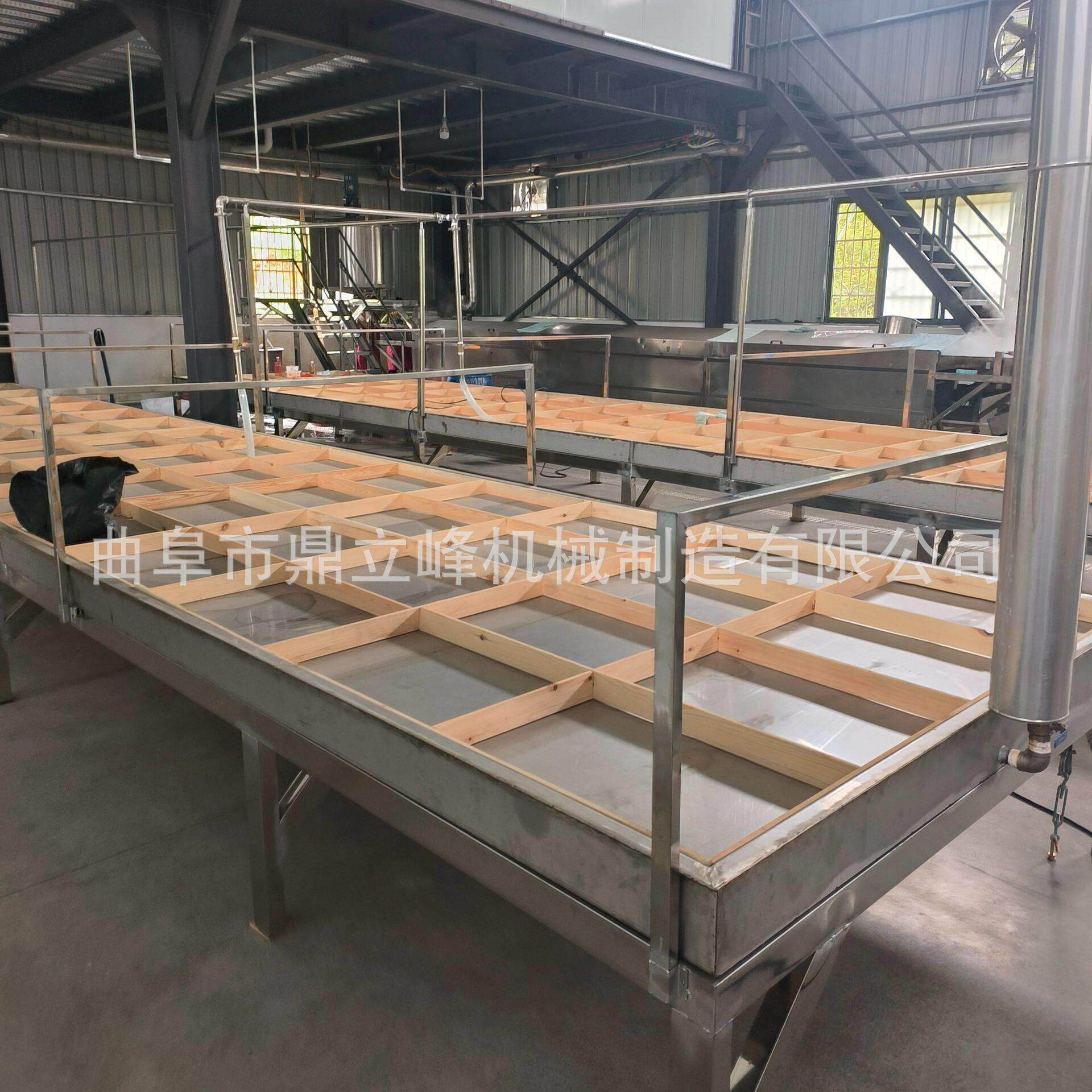 曲阜鼎立峰手工豆油皮机不锈钢圆形腐竹生产线广西地区免费培训